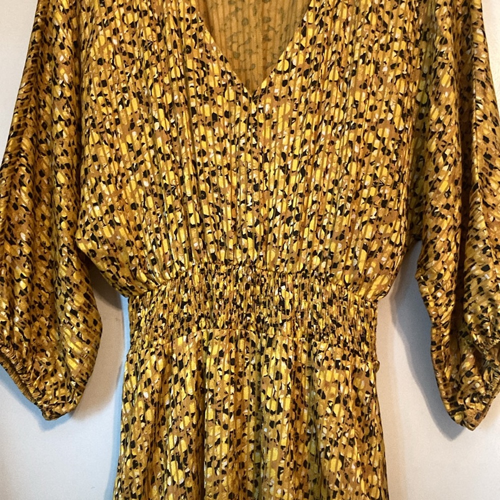 Anthropologie| Marigold Midi Dress | Sz Small. Pre owned condition - Picture 6 of 10
